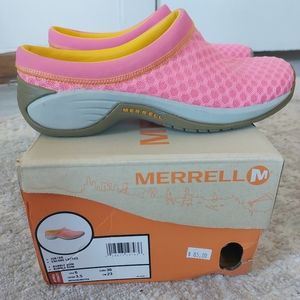 Merrell Encore Lattice Womens Bubble Gum Slip On Shoes